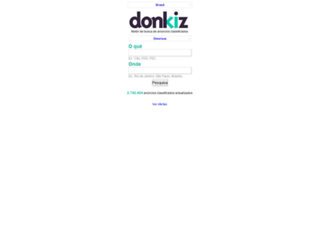 venda.donkiz.com.br screenshot