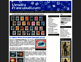 venditafrancobolli.com screenshot