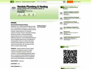 vendola-mechanical-contractors-alamosa.hub.biz screenshot
