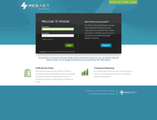 vendor.res.net screenshot