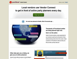 vendors.punchbowl.com screenshot