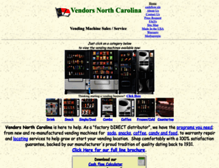 vendorsnc.com screenshot