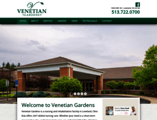 venetian-gardens.net screenshot