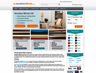 venetianblinds.co.uk screenshot
