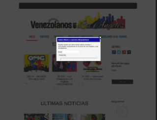 venezolanosenlosangeles.com screenshot
