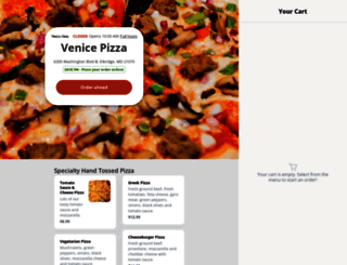 venice-pizza.com screenshot