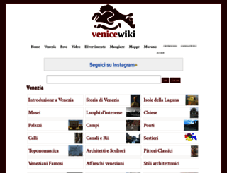 venicewiki.org screenshot