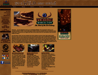 venisonworld.com screenshot