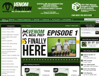 venomproteinblog.com.au screenshot