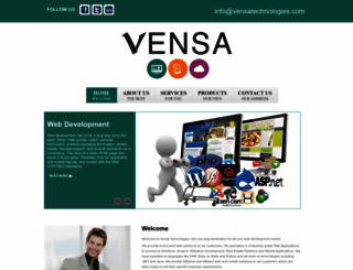 vensatechnologies.com screenshot