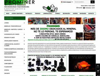 venta-minerales.com screenshot