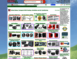 ventdepot.com screenshot