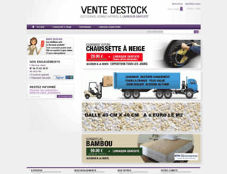 vente-destock.com screenshot