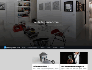 vente-logement.com screenshot