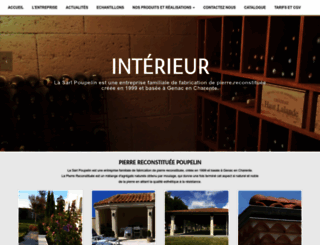 vente-pierre-reconstituee-poupelin.com screenshot