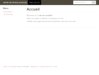 vente13.e-monsite.com screenshot