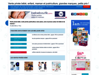 ventes-privees-bebe.fr screenshot
