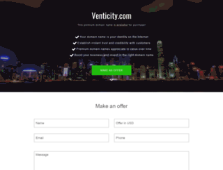 venticity.com screenshot