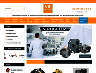 ventilateur-extracteur.com screenshot
