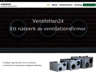ventilation24.se screenshot