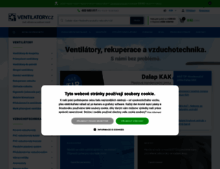 ventilatory.cz screenshot