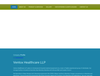 ventoxhealthcare.com screenshot