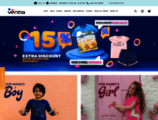 ventra.in screenshot