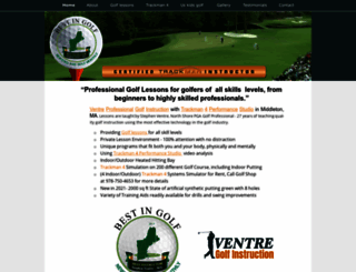 ventregolfinstruction.com screenshot