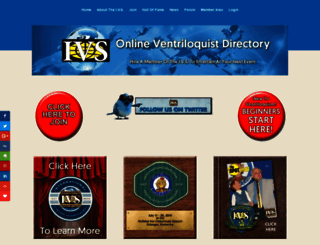 ventriloquistsociety.com screenshot