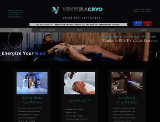 venturacryo.com screenshot