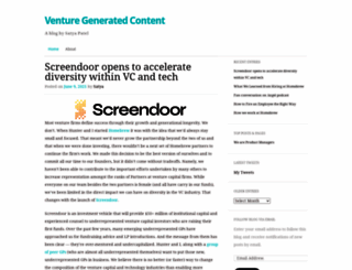 venturegeneratedcontent.com screenshot