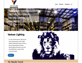 venturelighting.co.za screenshot