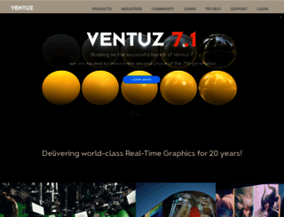 ventuz.com screenshot
