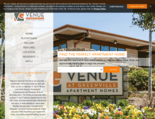 venueatgreenville.com screenshot