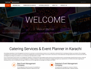 venuebazaar.pk screenshot