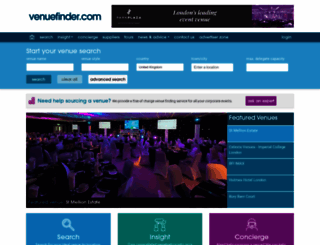 venuefinder.com screenshot