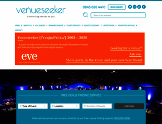 venueseeker.com screenshot