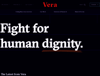 vera.org screenshot