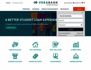 verabank.com screenshot