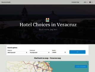 veracruz-hotels.com screenshot