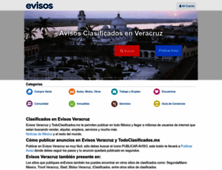 veracruz.evisos.com.mx screenshot