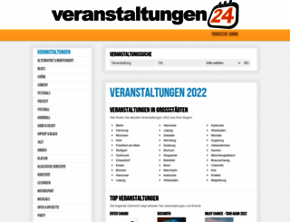 veranstaltungen24.de screenshot