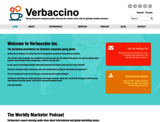 verbaccino.com screenshot