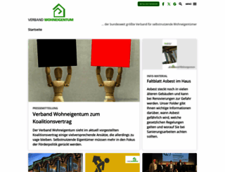 verband-wohneigentum.de screenshot