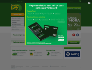 verdecard.com.br screenshot