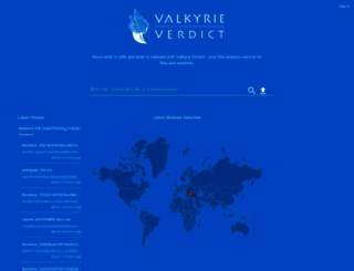 verdict.valkyrie.comodo.com screenshot