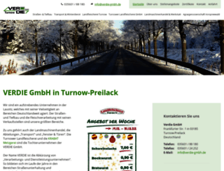 verdie-gmbh-turnow.de screenshot