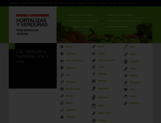 verduras.consumer.es screenshot