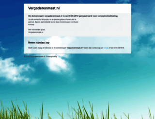 vergaderenmaat.nl screenshot