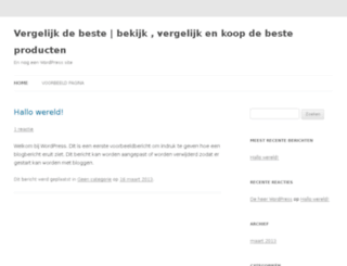vergelijkdebeste.nl screenshot